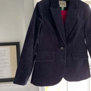 Boden navy blue, corduroy suit